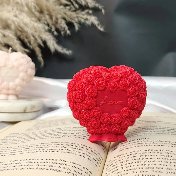 heart candle
