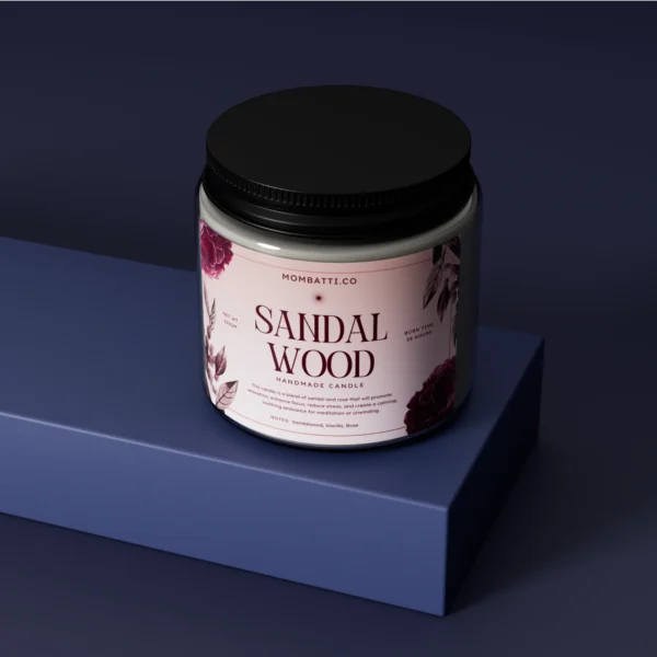 sandalwood scented candle