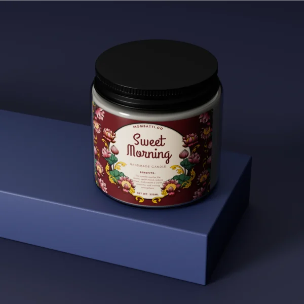 sweet morning scented candle