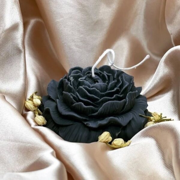 Black Peony Candle