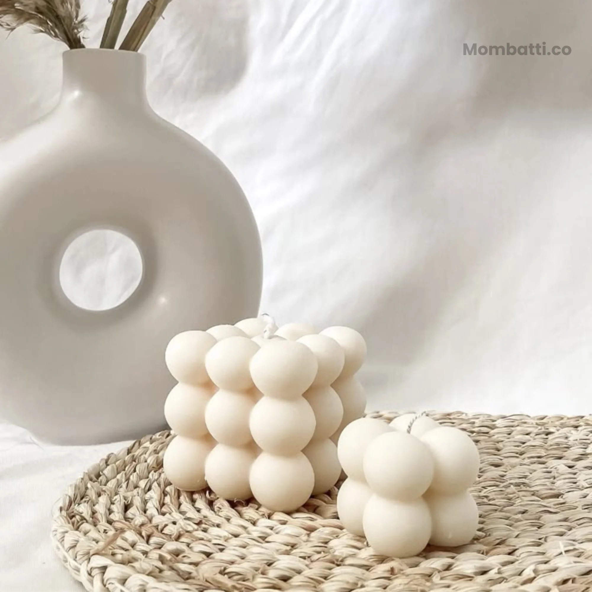 bubble candles set of 2