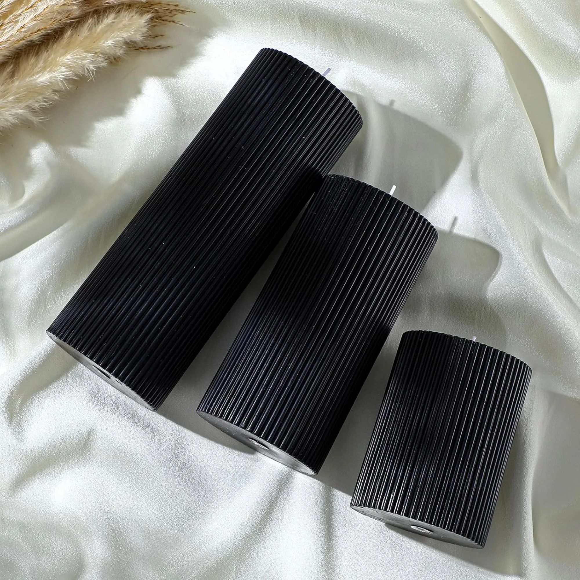 pillar strip candles